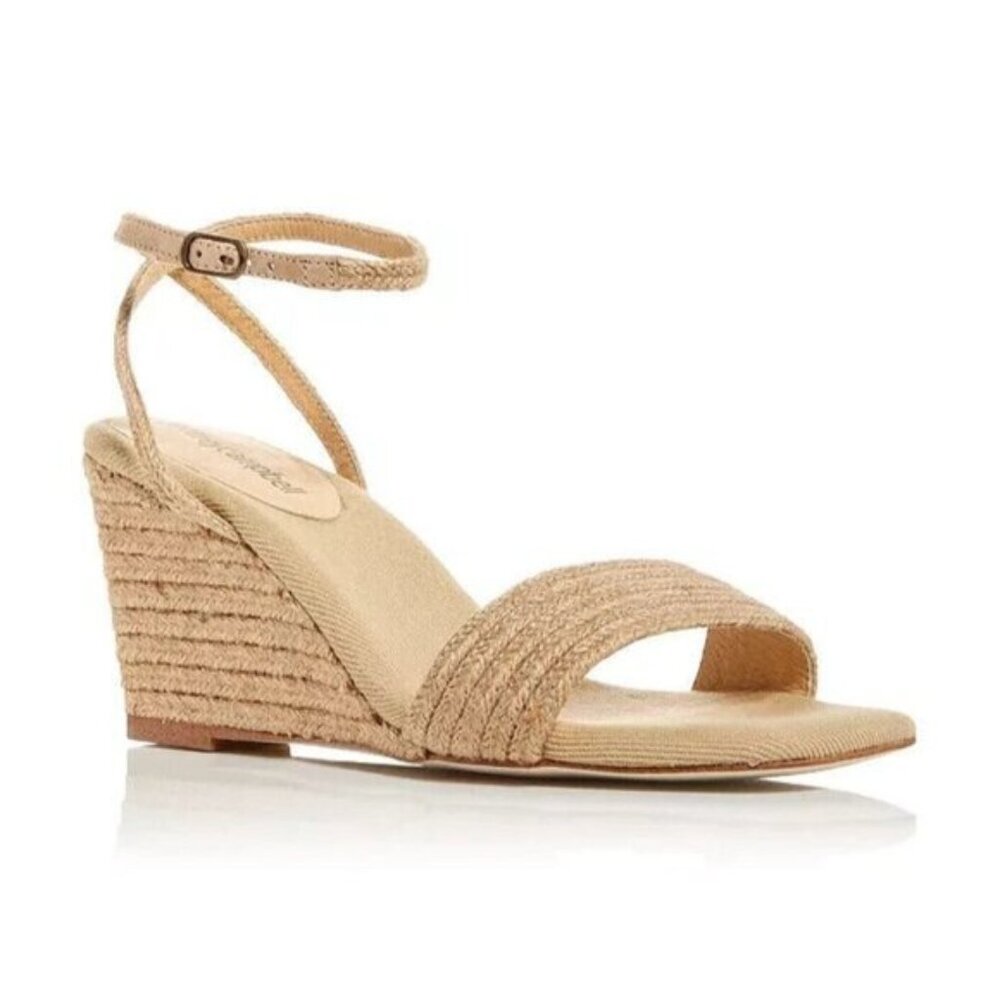 Jeffrey Campbell Sailboat Wedge Sandals Tan Revolve